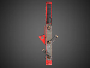 Scifi Pressure Control Panel 3D Model