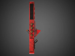 Scifi Pressure Control Panel 3D Model