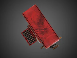 Scifi Pressure Control Panel 3D Model