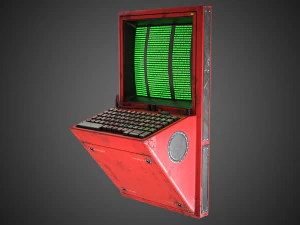 Scifi Pressure Control Panel 3D Model