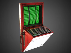 Scifi Pressure Control Panel 3D Model