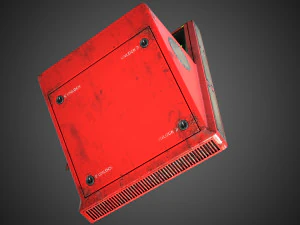 Scifi Pressure Control Panel 3D Model