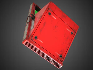 Scifi Pressure Control Panel 3D Model