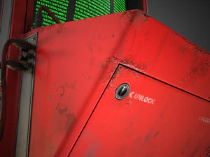 Scifi Pressure Control Panel 3D Model