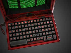 Scifi Pressure Control Panel 3D Model