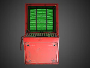 Scifi Pressure Control Panel 3D Model