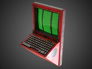 Scifi Pressure Control Panel 3D Model