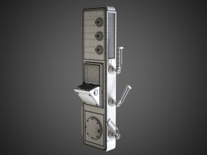 Scifi Pressure Control Panel Modelo 3D