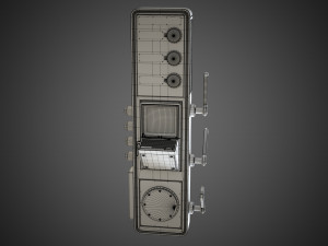 Scifi Pressure Control Panel Modelo 3D