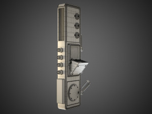 Scifi Pressure Control Panel Modelo 3D