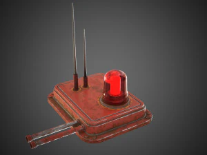 Industrial signal light 3D Model