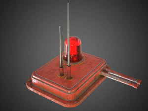 Industrial signal light 3D Model