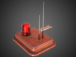 Industrial signal light 3D Model