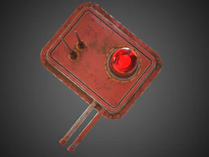 Industrial signal light 3D Model