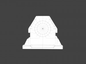 Sci-fi stylized reactor 3D Model