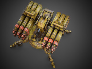 Sci-fi Spider Auto-Turret 3D Model