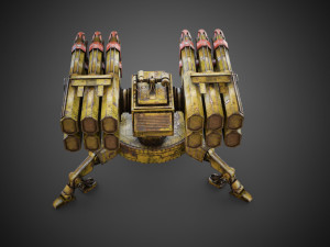 Sci-fi Spider Auto-Turret 3D Model