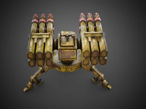 Sci-fi Spider Auto-Turret 3D Model