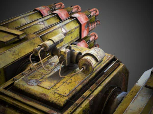 Sci-fi Spider Auto-Turret 3D Model