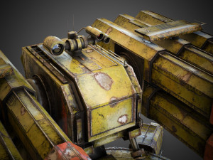 Sci-fi Spider Auto-Turret 3D Model