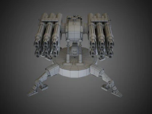 Sci-fi Spider Auto-Turret 3D Model
