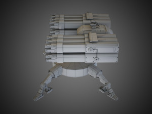 Sci-fi Spider Auto-Turret 3D Model