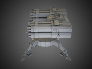 Sci-fi Spider Auto-Turret 3D Model