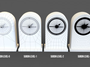 Table clock 3D Модель