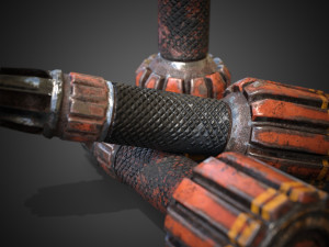 Sci-fi post-apocalyptic grenade 3D 模型