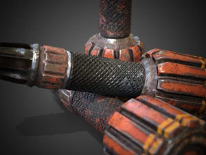 Sci-fi post-apocalyptic grenade 3D Model