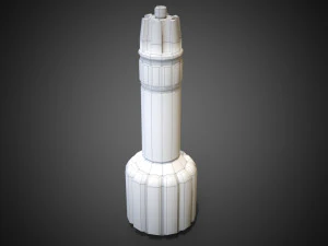 Sci-fi post-apocalyptic grenade 3D Model