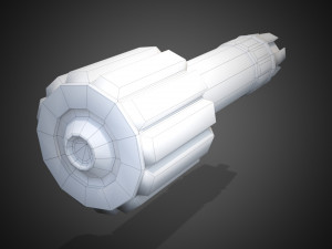 Sci-fi post-apocalyptic grenade 3D 模型