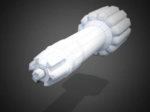 Sci-fi post-apocalyptic grenade 3D Model