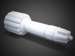 Sci-fi post-apocalyptic grenade 3D Model