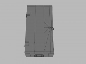 Sci-fi post apocalyptic crate of grenades Modelo 3D