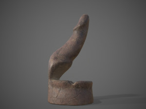 Penis ashtray Modelo 3D