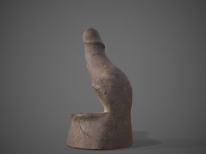 Penis ashtray Modelo 3D