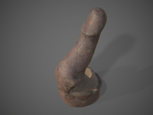 Penis ashtray Modelo 3D