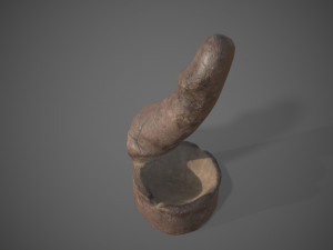 Penis ashtray Modelo 3D