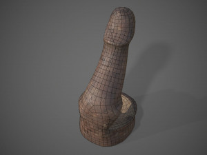 Penis ashtray Modelo 3D