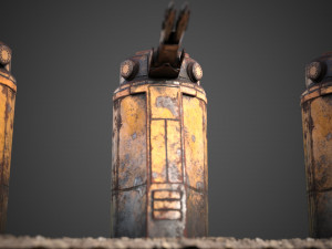 Sci-fi cannon turret of Saratoga class carrier 3D मॉडल