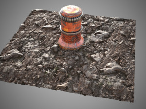 Stone ground tile Modello 3D