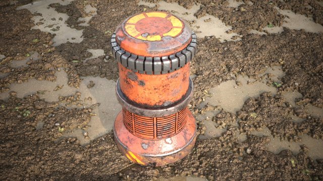 Mud ground tile 3D Model .c4d .max .obj .3ds .fbx .stl .blend 