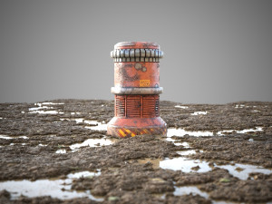 Mud ground tile 3D Model