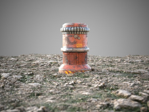Mossy stones tile 3D Model