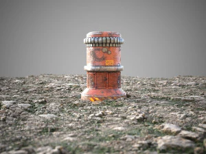 Mossy stones tile 3D Model