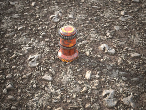 Stone mud ground tile Modelo 3D