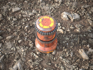 Stone mud ground tile Modelo 3D