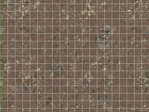Stone mud ground tile Modelo 3D