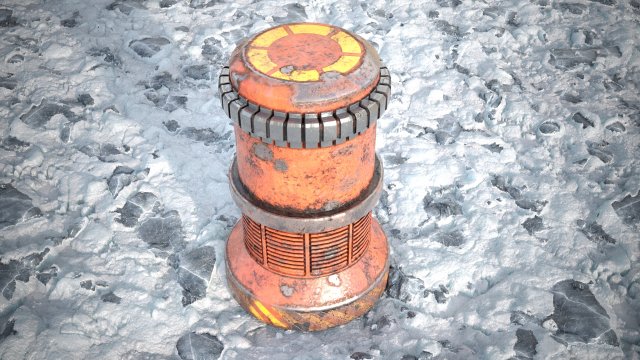 Ice snow ground tile Model 3D .c4d .max .obj .3ds .fbx .stl .blend 